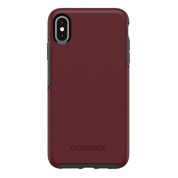 מגן כיסוי OtterBox Symmetry בורדו לאייפון XS Max הכיסוי החזק בעולם