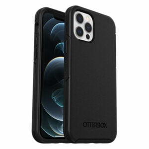 מגן כיסוי OtterBox Symmetry שחור לאייפון 12 פרו תומך MagSafe