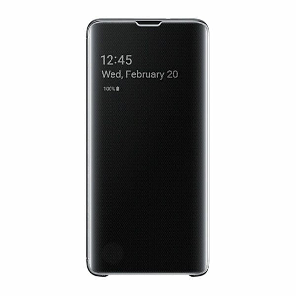 כיסוי ספר חכם לגלקסי S10 מקורי שחור Samsung Clear View