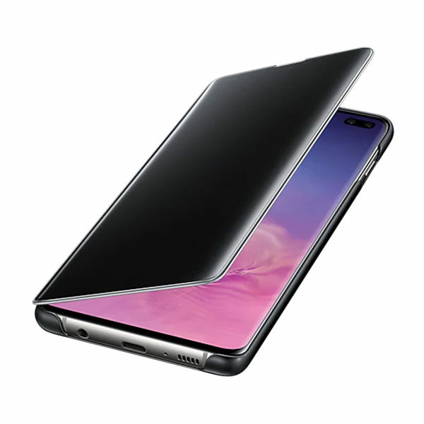 כיסוי ספר חכם לגלקסי S10 פלוס מקורי שחור Samsung Clear View