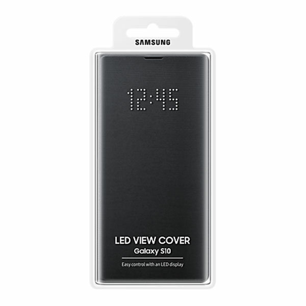 כיסוי ספר התראות חכם לגלקסי S10 מקורי שחור Samsung LED View