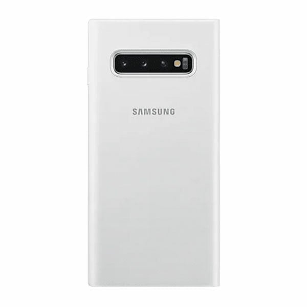 כיסוי ספר התראות חכם לגלקסי S10 מקורי לבן Samsung LED View