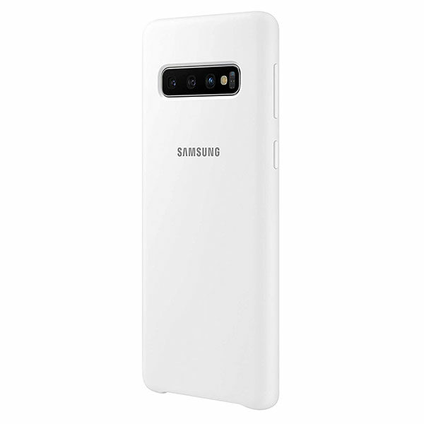 כיסוי סיליקון רך ונעים לגלקסי S10 מקורי לבן Samsung Silicone Cover