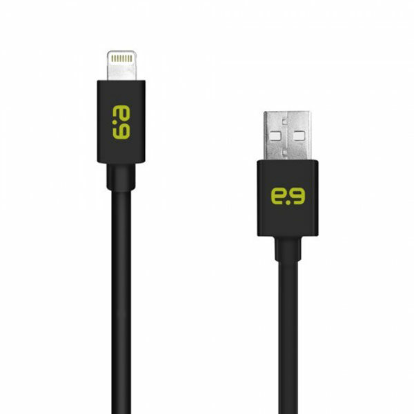 כבל טעינה לאייפון מאושר אפל באורך 1.8 מטר USB to Lightning שחור PureGear