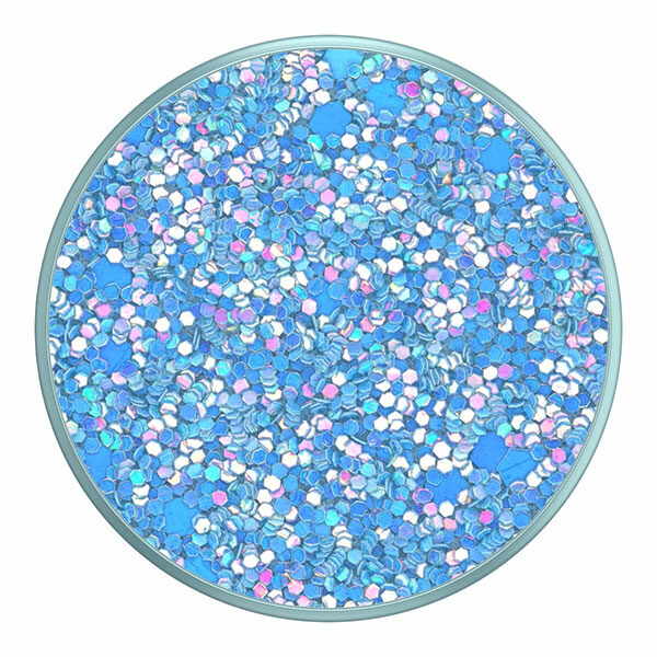 פופסוקט תופסן לסמארטפון כחול נצנצים PopSocket Sparkle Tidal Blue