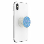 פופסוקט תופסן לסמארטפון כחול נצנצים PopSocket Sparkle Tidal Blue