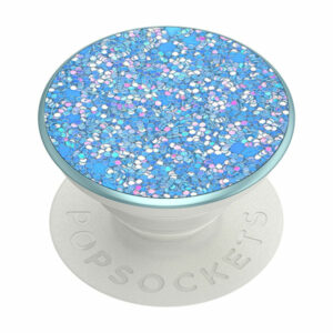 פופסוקט תופסן לסמארטפון כחול נצנצים PopSocket Sparkle Tidal Blue