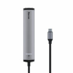 מפצל 6 ב-1 למחשב מ-USB-C ל-USB-C, USB, HDMI וכבל רשת Baseus