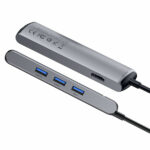 מפצל 6 ב-1 למחשב מ-USB-C ל-USB-C, USB, HDMI וכבל רשת Baseus