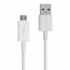 כבל סמסונג מקורי Micro USB ל-USB-A באורך 0.7 מטר לבן Samsung