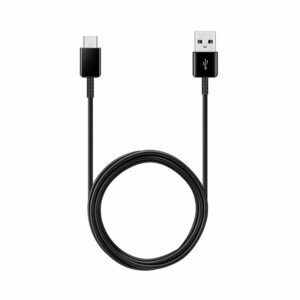 כבל סמסונג USB-A ל-USB-C מקורי באורך 1 מטר לטעינה מהירה Samsung שחור