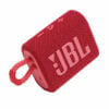 רמקול JBL GO 3 אדום עם מבנה קומפקטי וסאונד עוצמתי יבואן רשמי