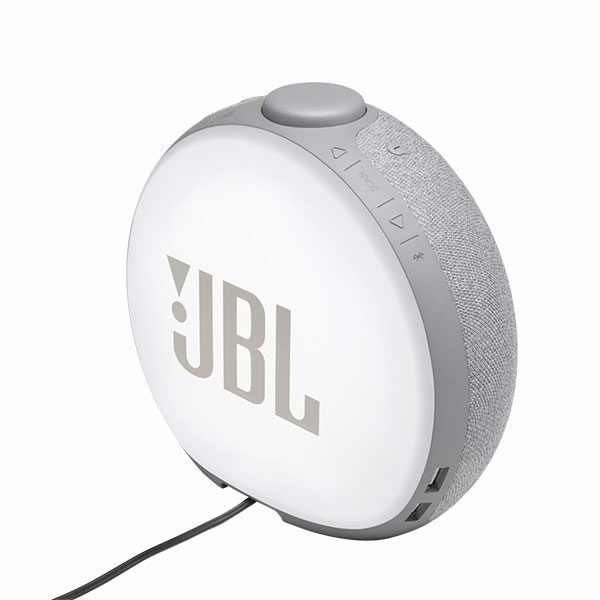 רמקול רדיו שעון JBL Horizon 2 אפור עם צג דיגיטלי ותאורת חדר