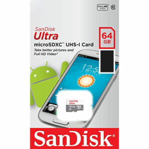 כרטיס זיכרון 64 גיגה SanDisk Ultra UHS-I Micro SD