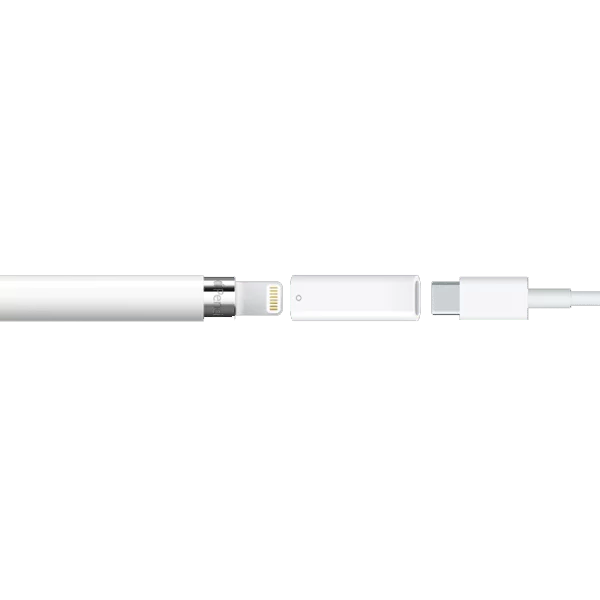 עט Apple Pencil דור ראשון צבע לבן Apple Pencil כולל מתאם USB-C 12 חודשי אחריות