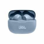 אוזניות JBL Wave 200 אלחוטיות כחול עם באסים עמוקים