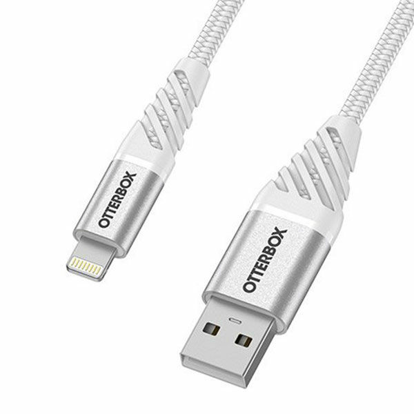 כבל חזק לאייפון 1 מטר אוטרבוקס מקורי USB to Lightning מאושר אפל לבן