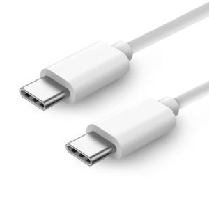 כבל USB Type-C לטעינה והעברת נתונים לבן 20W של Power-Tech