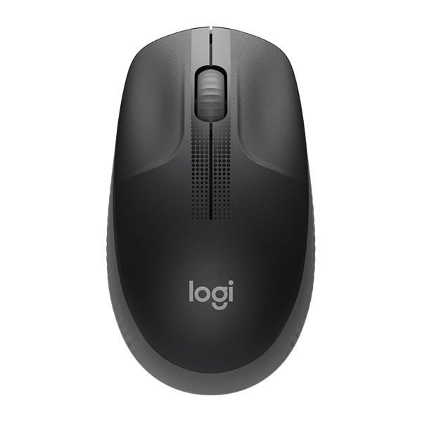 עכבר למחשב אלחוטי Logitech M190 עם חיי סוללה ארוכים שחור