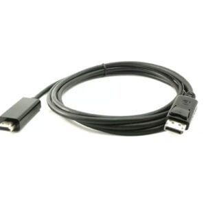 כבל HDMI ל DP תומך Full HD באורך 1.8 מטר Gold Touch