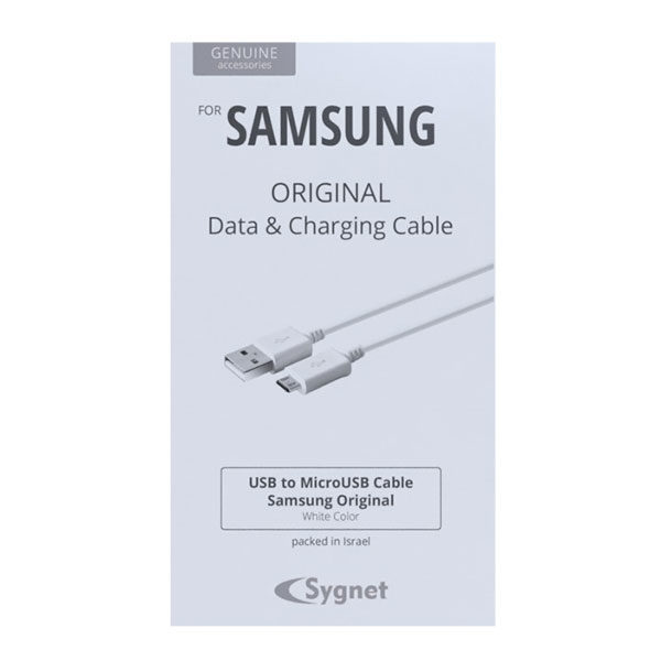 כבל מיקרו USB ארוך מקורי נארז בארץ 1.5 מטר Samsung Micro USB