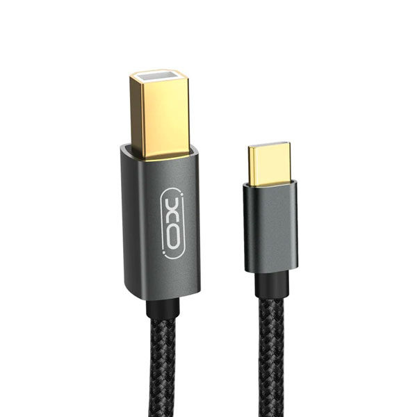 כבל למדפסת USB-C איכותי באורך 1.5M שחור