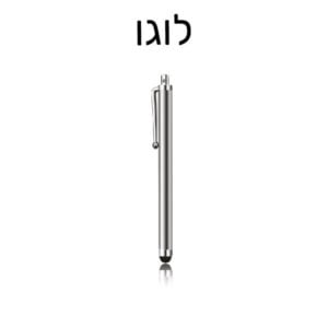 עט לטאבלט ולסמארטפון ממותג כסוף Pencil Tablet