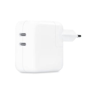 ראש מטען אפל כפול בהספק 35 וואט Apple 35W Dual USB-C Adapter