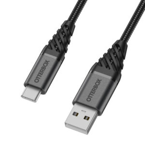 כבל חזק 3 מטר אוטרבוקס מקורי USB to USB-C שחור