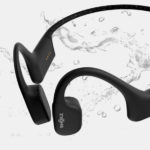 אוזניות עצם MP3 לשחייה Shokz OpenSwim שחור