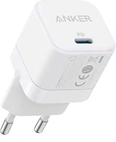 ראש מטען קיר עם טעינה מהירה Anker PowerPort III 20W Cube USB Type-C PD