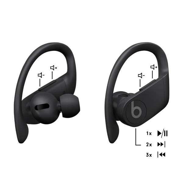 אוזניות Powerbeats Pro אלחוטיות מקוריות אפל יבואן רשמי שחור Apple