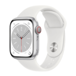 שעון חכם אפל Apple Watch Series 8 מידה 45mm לבן תומך GPS