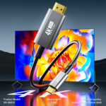 כבל HDMI 4K לחיבור Type-C להזרמת תוכן באיכות ללא פשרות XO-GB019 כסוף