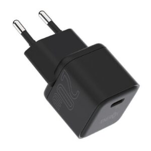 מטען מהיר לרכב עם יציאת USB כבל USB-C 20W ENERGY שחור