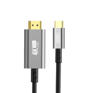 כבל HDMI 4K לחיבור Type-C להזרמת תוכן באיכות ללא פשרות XO-GB019 כסוף