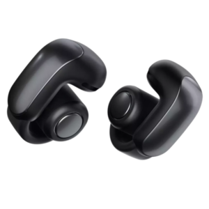 אוזניות Bose Ultra Open Earbuds בצבע שחור עם חווית שמע בלתי מתפשרת ונוחות לאורך כל היום