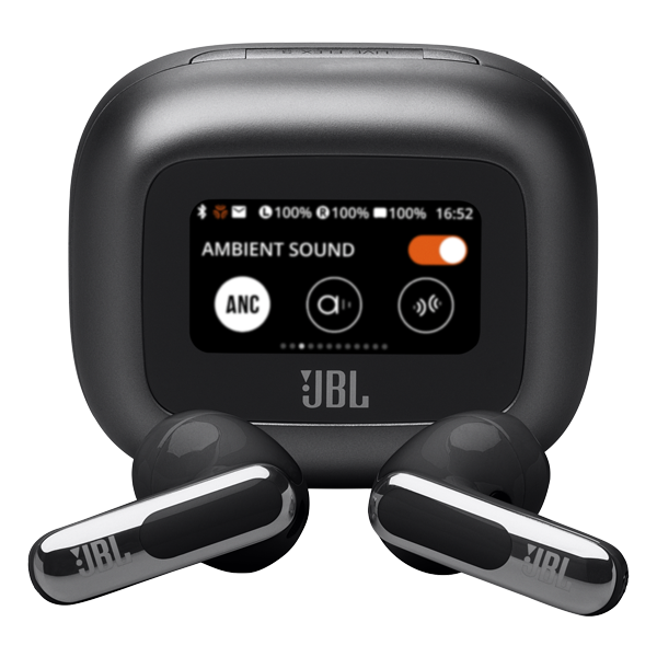 אוזניות JBL Live Flex 3 שחור סינון רעשים אדפטיבי ואודיו ברזולוציה גבוהה