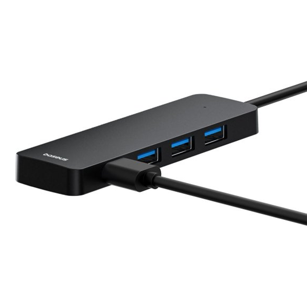 מפצל USB-A, עם 4 חיבורי USB Type-A איכותי ויציב 4-Port HUB מבית Baseus