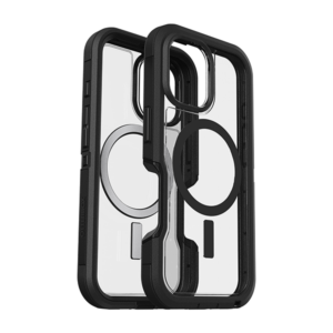 כיסוי OtterBox Defender XT לאייפון 16 פרו מקס שקוף/שחור תומך MagSafe